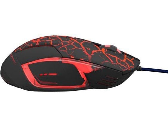 E-Blue E-musen E-Mazer Pro kablet mus, svart-rød, 2500 DPI, e-box