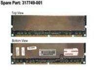 HPE - SDRAM - modul - 256 MB - DIMM 168-pin - 100 MHz / PC100 - registrert - ECC