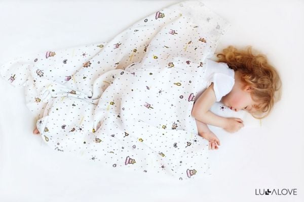 LullaLove muslin tvättlapp/babyservett, bambu - bär (LLV08848)
