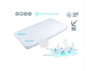 Matex gjennomtrengelig underlag Safe Frotte 60x120 cm hvit (MT0171)