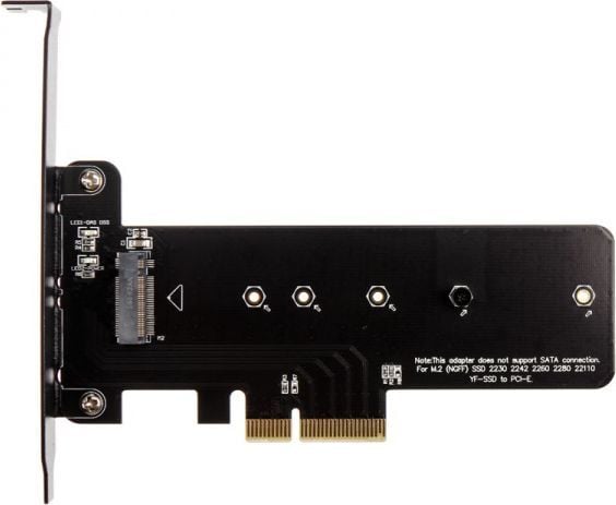 Akasa - Lagringskontroll - M.2 - M.2-kort - PCIe 3.0 x4