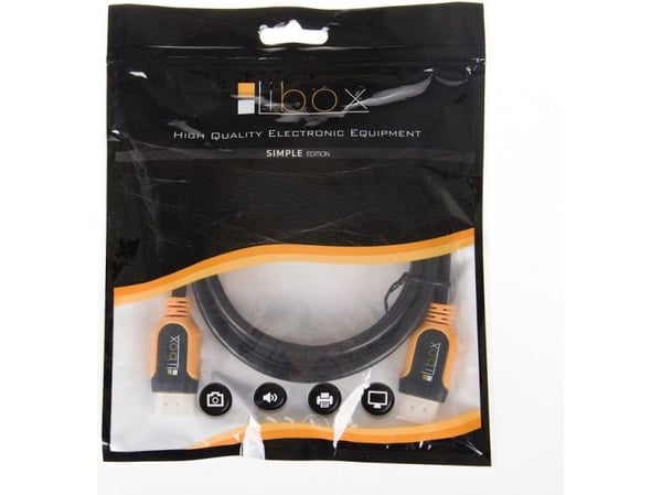 Libox HDMI till HDMI-kabel 1,5 m gul (LB0056-1,5)