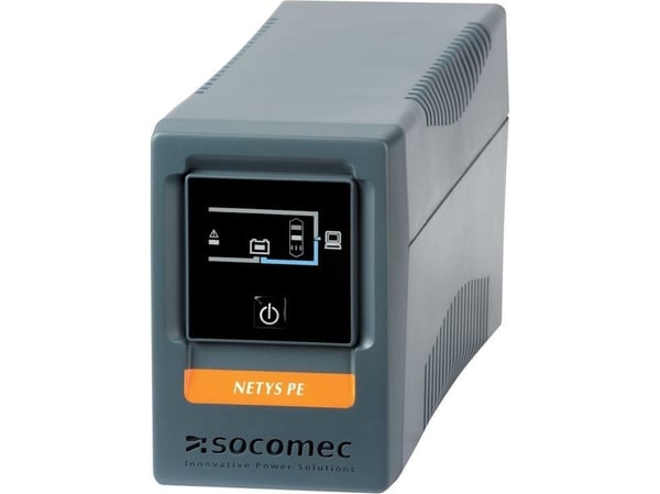 Socomec Netys PE 650 - UPS - AC 230 V - 360 watt - 650 VA - USB - utgangskontakter: 4