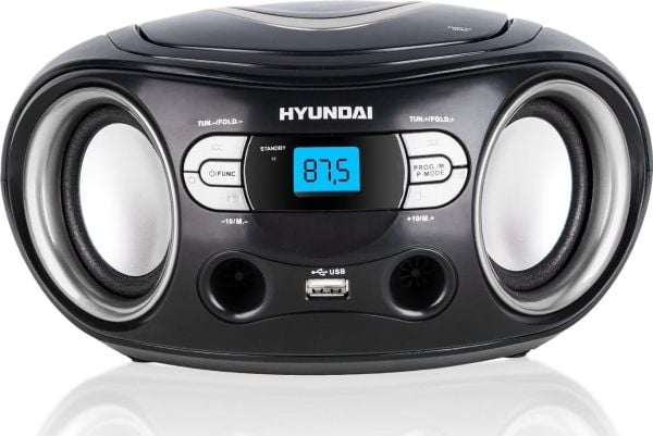 RM HYUNDAI TRC533AU3BS CD mp3 svart og hvit