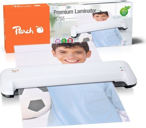 Laminator Peach PL755, 21 cm, Varmlaminator, 400 mm/min, 0,4 mm, 125 µm