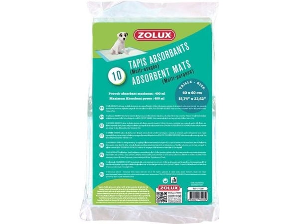 Zolux Absorberende matter 45 x 60 cm - 10 stk