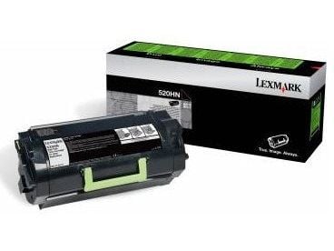 Lexmark 520XN - Extra High Yield - Musta - Alkuperäinen - Värikasetti tarrakäyttöön Lexmark Corporate - Lexmark MS711dn -laitteeseen