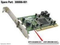 HP - USB-sovitin - PCI - USB 2.0 - Evo Workstation W4000, W6000, W8000 -laitteisiin