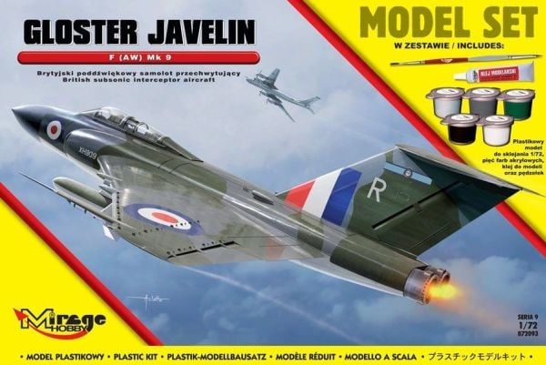 Mirage Gloster Javelin F Mk9 Model Kit - Fly