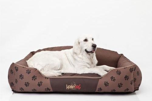 Hobbydog kongelig seng - Hvit krone XL