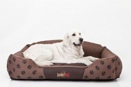 Hobbydog hundekurv Kongelig - lysbrun krone L