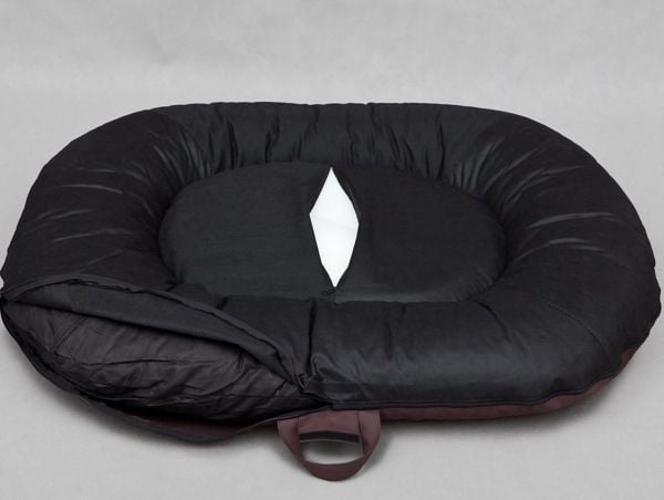 Hobbydog ponton comfort hundeseng mørkebrun XXXL