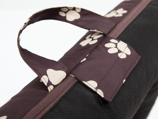 Hobbydog Hundeseng Ponton Prestige - Brun med poter XXXL