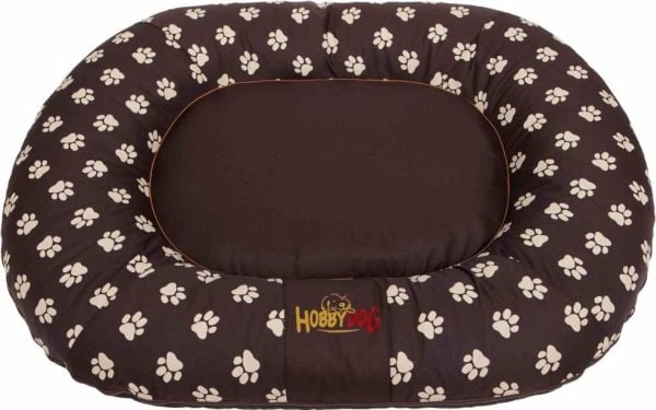 Hobbydog Hundeseng Ponton Prestige - Brun med poter XXXL