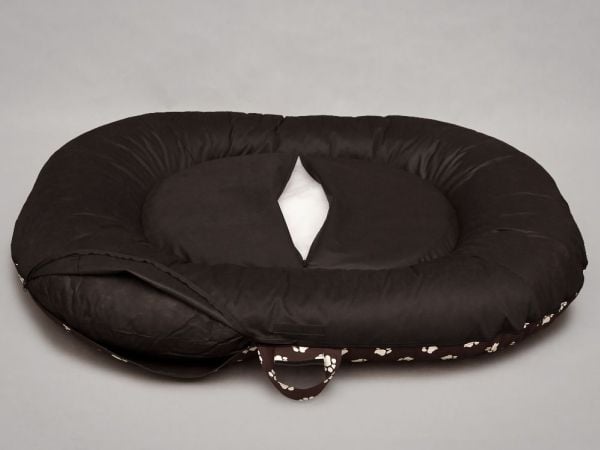 Hobbydog Hundekurv Ponton Prestige - Brun med poter L