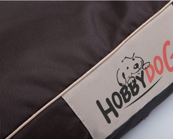 Hobbydog oval liggeunderlag mørkebrun XXL