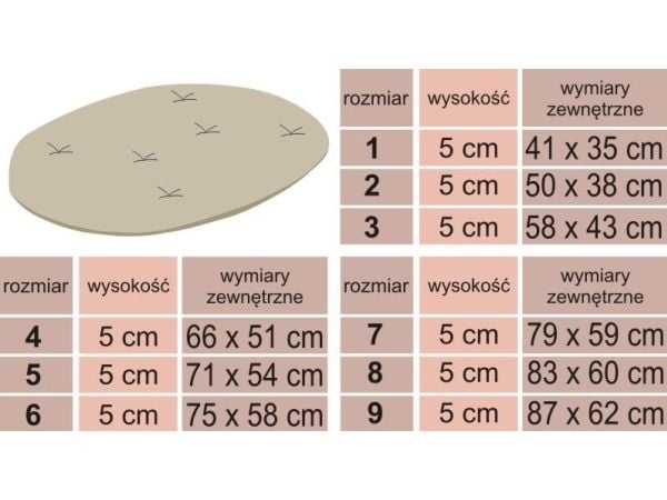 Hobbydog Ovaali tyyny - Beige R2