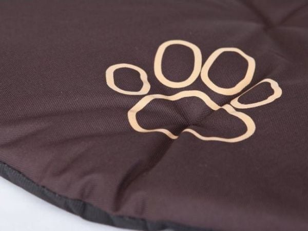 Hobbydog oval pute - mørk brun R2