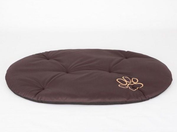Hobbydog oval pute - mørk brun R2