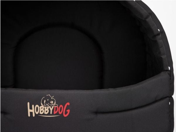 Hobbydog Budka Suflera - Sort med poter R4