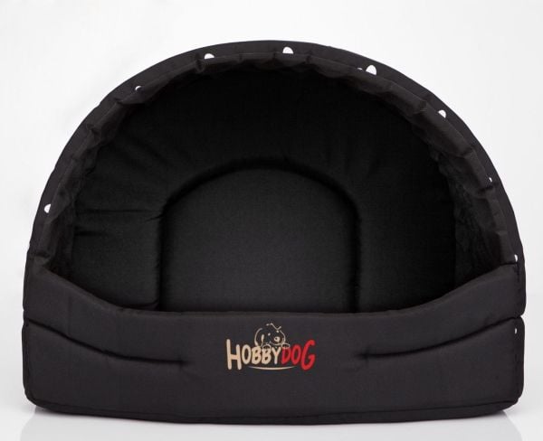 Hobbydog Budka Suflera - Sort med poter R4