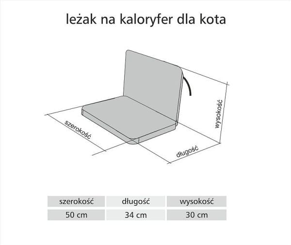 Hobbydog hängmatta för element - triangulärt fäste