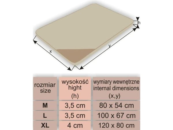 Hobbydog Madrass Lys - Mørkebrun XL