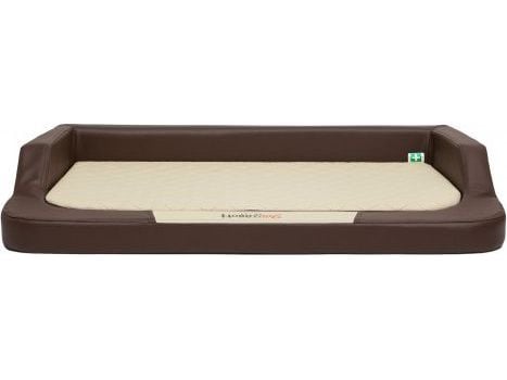 Hobbydog L (R1) Medico Lux hundekurv (skai) brun med beige madrass