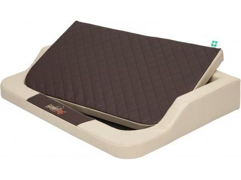 Hobbydog Leke-/hundeseng Medico Lux - Brun pute XXL