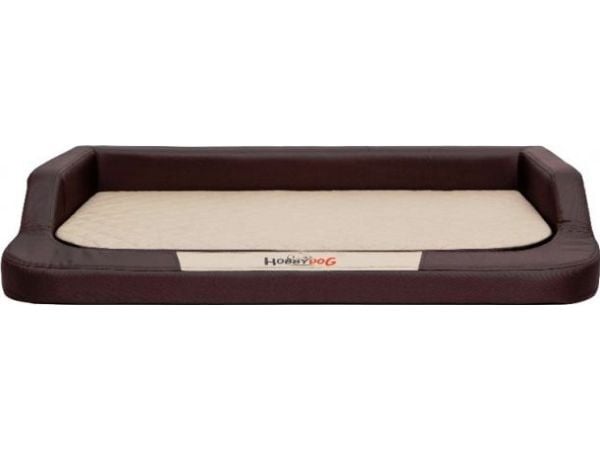 Hobbydog L (R1) Liggeunderlag Medico Standard (Kodura) brun m/ beige madrass