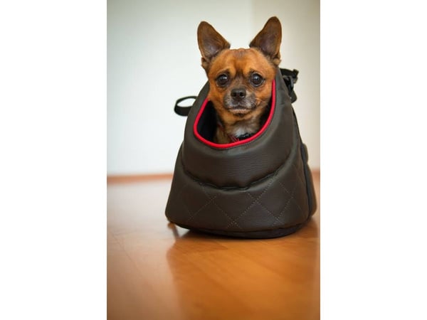 Hobbydog R2 bag i øko-lær svart