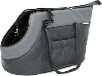 Hobbydog R3 bag i øko-skinn grå
