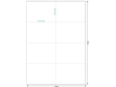 MediaRange - Matt - permanet adhesiv - matt hvit - 105 x 74 mm 400 etikett(er) (50 ark x 8) flerbruks merkelapper
