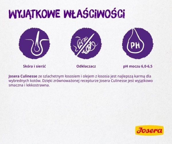 Josera Culinesse, Vuxen, Alla raser, Lax, 10 kg