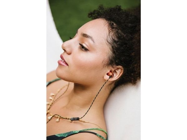 House of Marley Smile Jamaica - Ørepropper med mikrofon - i øret - kablet - 3,5 mm jakk - rasta