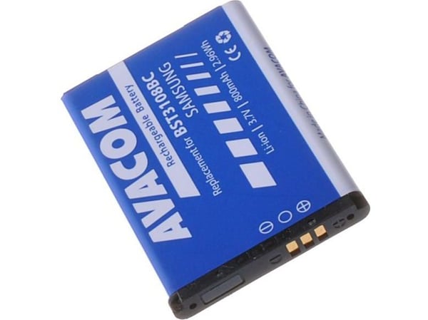 Akku AVACOM GSSA-E900-S800A Samsung X200, E250 Li-Ion 3,7V 800mAh (korvaava AB463446BU)