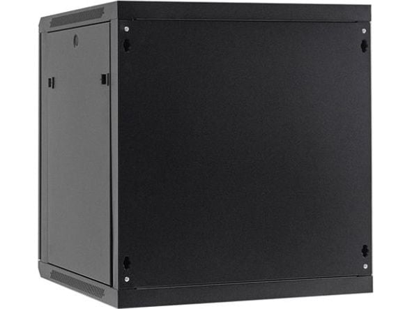 Netrack - Rack skap - veggmonterbar - svart - 12U - 19"