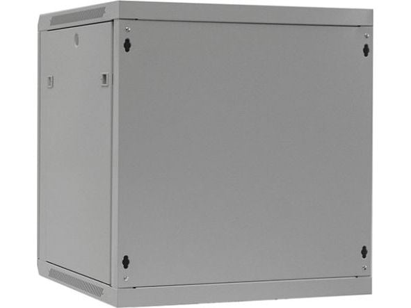 Netrack - Rack skåp - väggmontering - grå - 12U - 19"