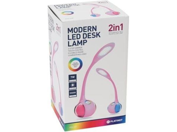 Bordlampe Platinet rosa (43736)