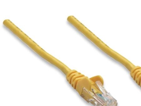 Intellinet Cat5e UTP, 2m, 2m, Cat5e, U/UTP (UTP), RJ-45, RJ-45, Gul