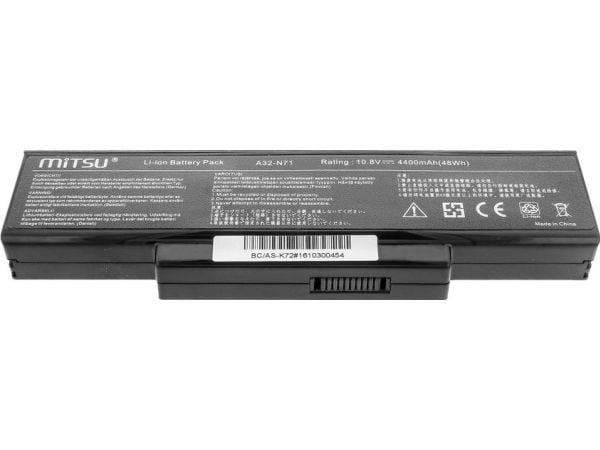 Batteri for Asus K72, K73, N73, X77 4400 mAh (48 Wh) 10,8-11,1 V