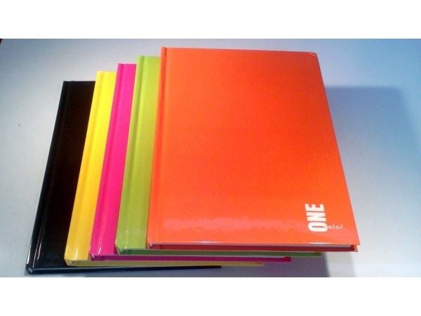 Interdruk skrivbok A5/96 blad rutat One Color