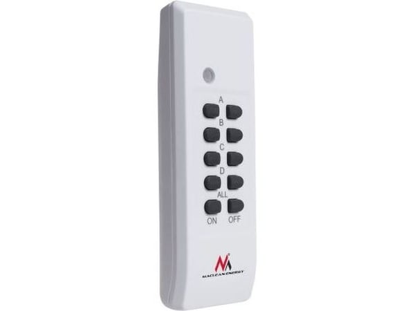The Maclean MCE150 outlet remote control is compatible with the MCE151 and MCE153