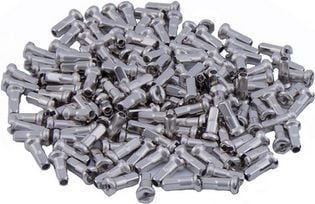 CN eike nipler AN12 12 mm aluminium sølv 144 stk.