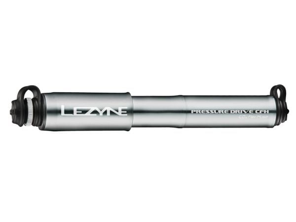 Lezyne håndpumpe Pressure Drive CFH | 120 psi | metallslange | CO2 + 1x 16g patron | grafitt