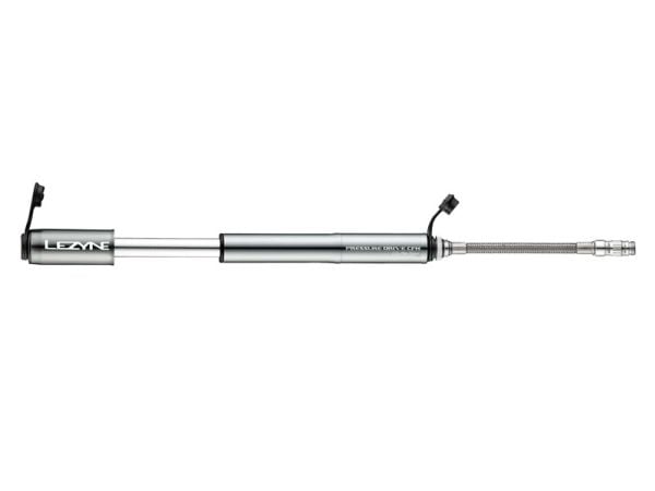 Lezyne håndpumpe Pressure Drive CFH | 120 psi | metallslange | CO2 + 1x 16g patron | grafitt