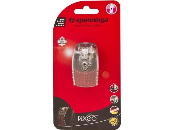 Baklys SPANNINGA PIXEO XB + batteri (SNG-135518)