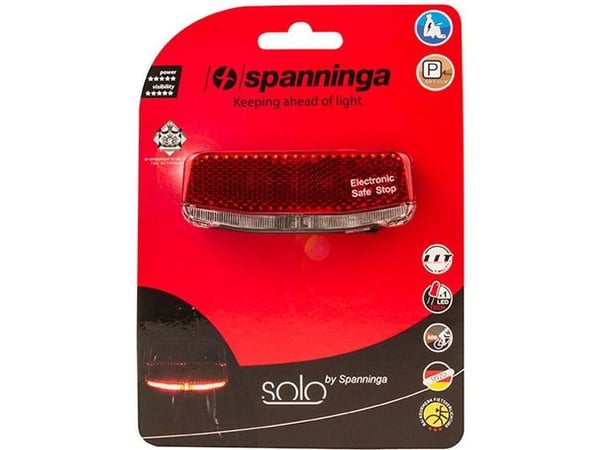 SPANNINGA baklys SOLO XDS til dynamo (SNG-4470108)