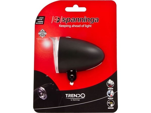 SPANNINGA TRENDO XDO frontlykt dynamo svart (SNG-H044330)