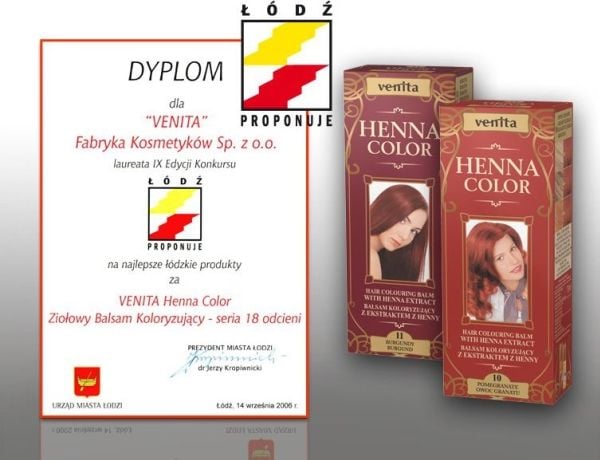 VENITA_Henna Color coloring lotion with henna extract 8 Ruby 75ml